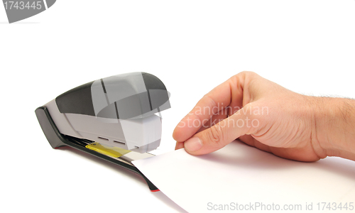 Image of stapling sheets