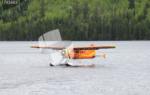 Image of orange plane