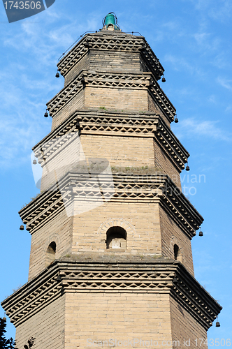 Image of Chinese ancient pagoda