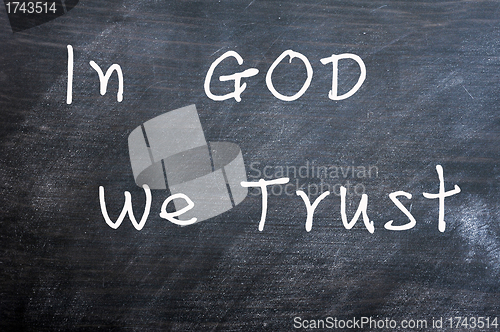 Image of In God we trust