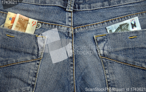 Image of Money in the pockets  