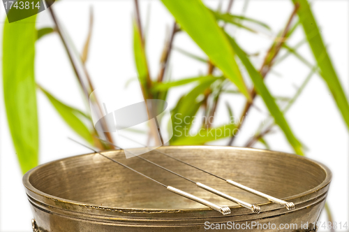 Image of acupuncture needles