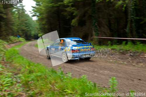 Image of D. Creedon driving Subaru Impreza