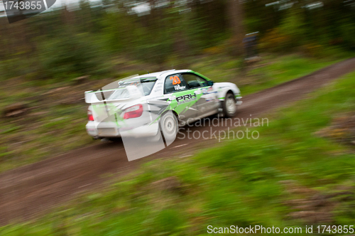 Image of N. Henry driving Subaru Impreza