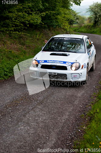 Image of J. Connors driving Subaru Impreza