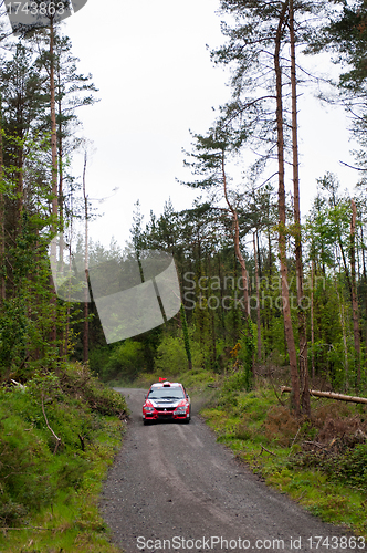 Image of Winner O. Murphy driving Mitsubishi Evo