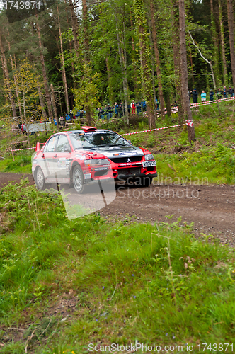 Image of Winner O. Murphy driving Mitsubishi Evo