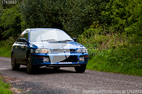 Image of D. Creedon driving Subaru Impreza