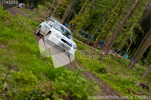 Image of J. Connors driving Subaru Impreza