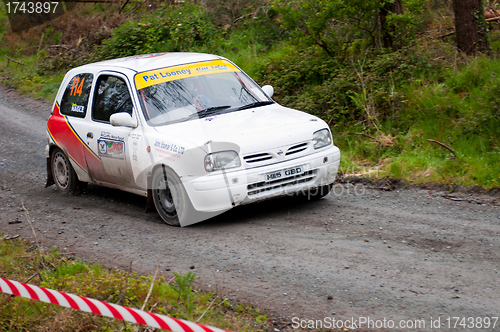 Image of D. Nagle driving Nissan Micra