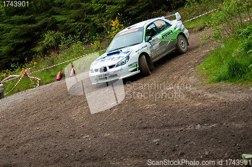 Image of N. Henry driving Subaru Impreza