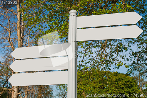 Image of Multidirectional sign