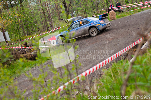 Image of M. Cairns driving Subaru Impreza