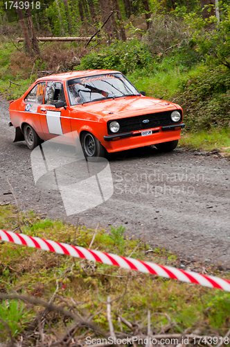 Image of J. Kenneally driving Ford Escort