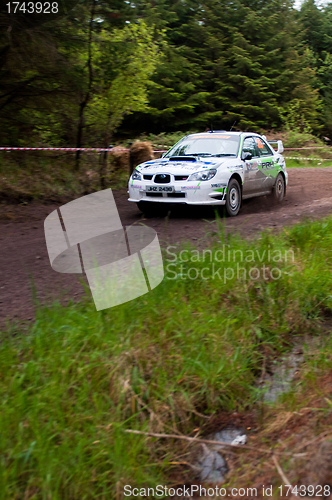 Image of N. Henry driving Subaru Impreza