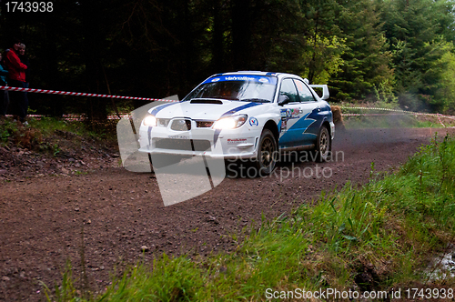 Image of S. Cullen driving Subaru Impreza