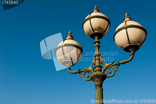 Image of Antique lamp post