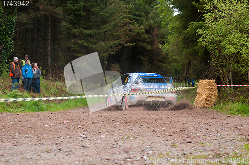 Image of V. Mcaree driving Mitsubishi Evo