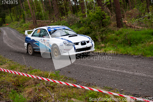 Image of S. Cullen driving Subaru Impreza