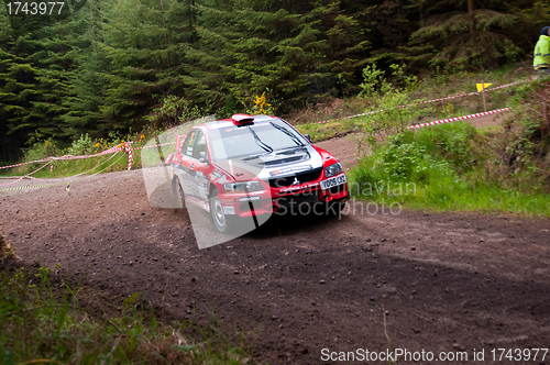 Image of Winner O. Murphy driving Mitsubishi Evo