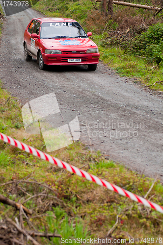 Image of S. Lane driving Toyota Corolla