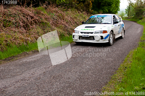 Image of D. Smith driving Mitsubishi Evo