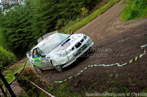 Image of N. Henry driving Subaru Impreza