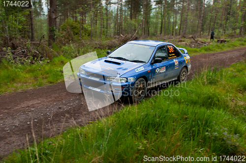 Image of D. Creedon driving Subaru Impreza