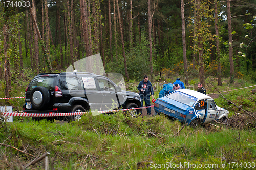 Image of S. Benskin off road on Ford Escort