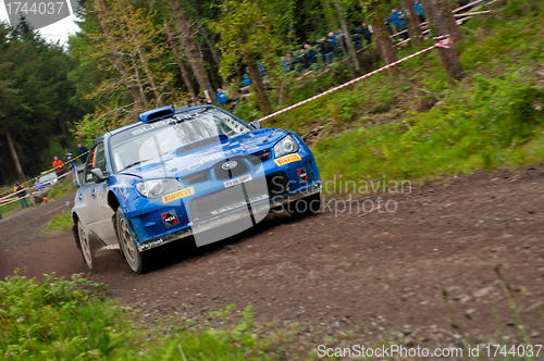 Image of M. Cairns driving Subaru Impreza