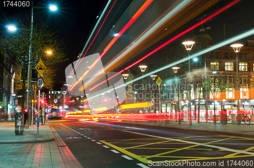 Image of Dublin at night