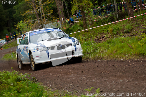 Image of S. Cullen driving Subaru Impreza