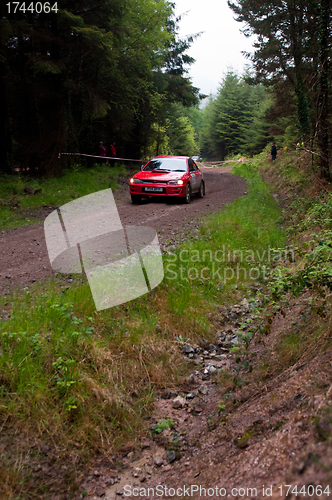 Image of I. Chadwick driving Subaru Impreza