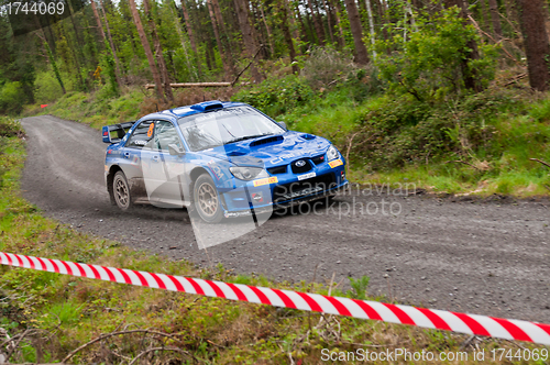 Image of M. Cairns driving Subaru Impreza