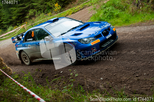 Image of M. Cairns driving Subaru Impreza