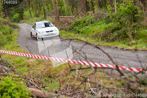 Image of D. Raftery driving Honda Civic