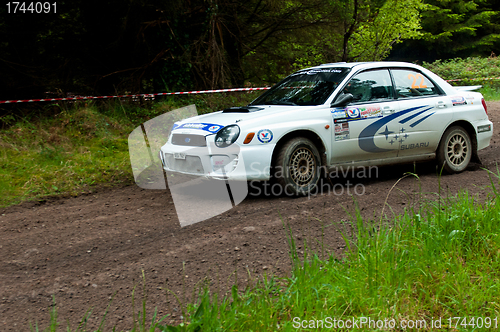 Image of J. Connors driving Subaru Impreza