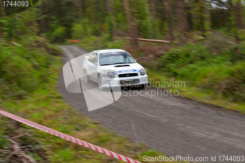 Image of J. Connors driving Subaru Impreza