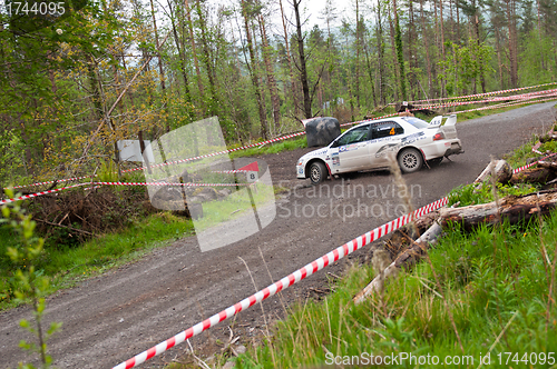 Image of C. Britton driving Subaru Impreza