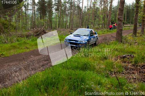 Image of D. Creedon driving Subaru Impreza