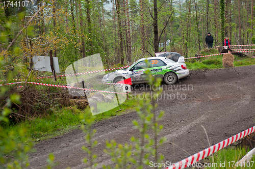 Image of N. Henry driving Subaru Impreza