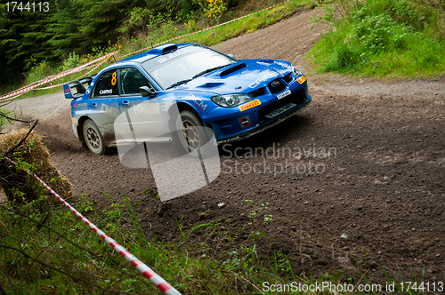 Image of M. Cairns driving Subaru Impreza