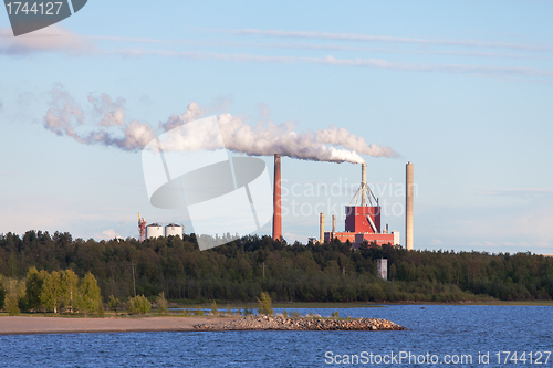 Image of Smoking Chimney Power Plant