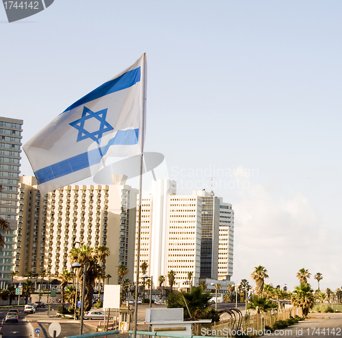 Image of skyline cityscape Tel Aviv Israel