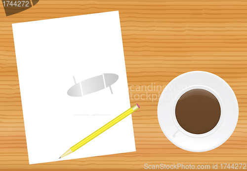 Image of office table
