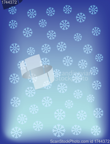 Image of background with snowflakes