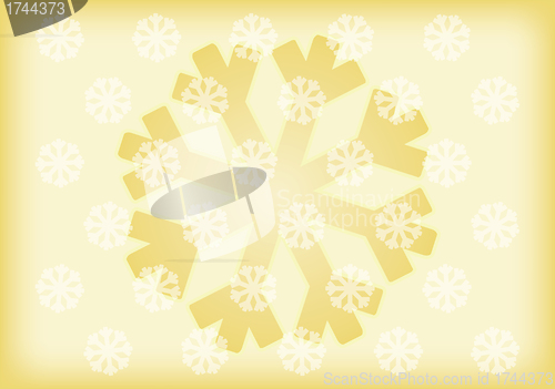 Image of background with snowflakes