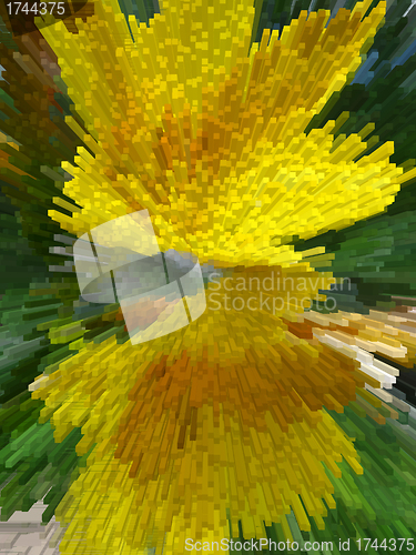 Image of Yellow and green background