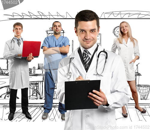 Image of Doctor Man With Stethoscope