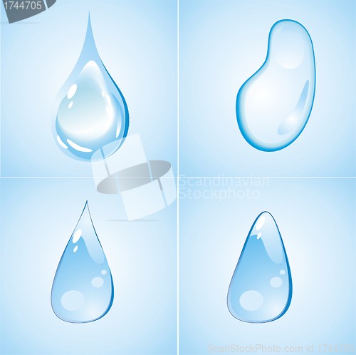 Image of waterdrops and droplet, water